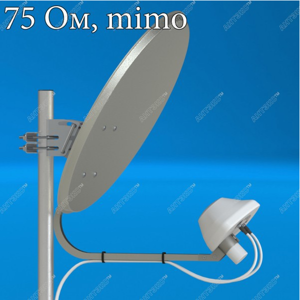 UMO-3F MIMO 2x2 - 4G/3G (LTE1800/DC-HSPA+/LTE2600) офсетный облучатель